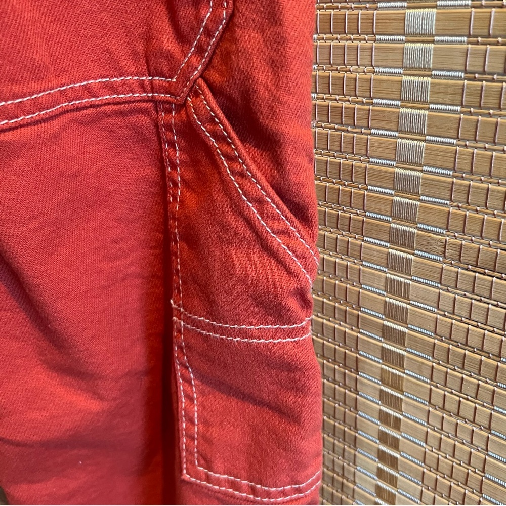 S.O.N.G. Carpenter 90s Boyfriend Jeans Burnt Orange Size 5/27 - Picture 4 of 8